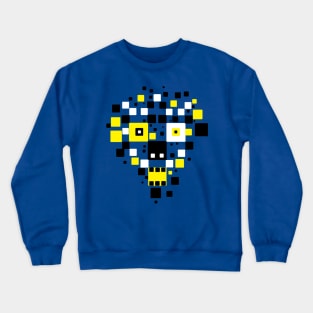 Chaos - Matrix Cyber art -Skull Crewneck Sweatshirt